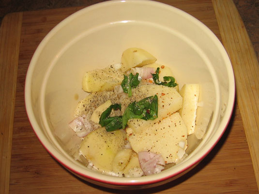 Gemüse braten