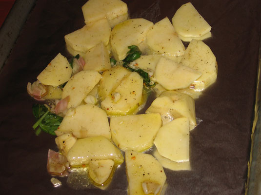 Gemüse braten