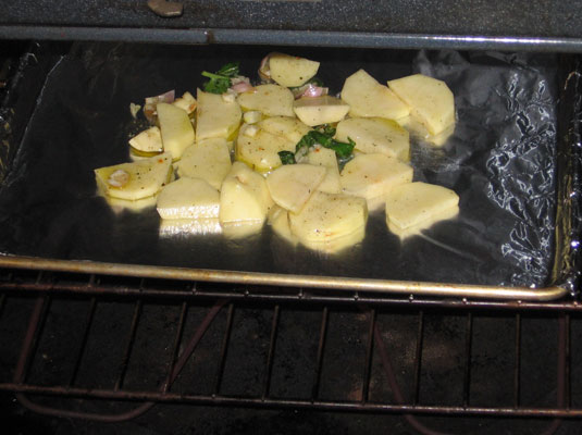 Gemüse braten