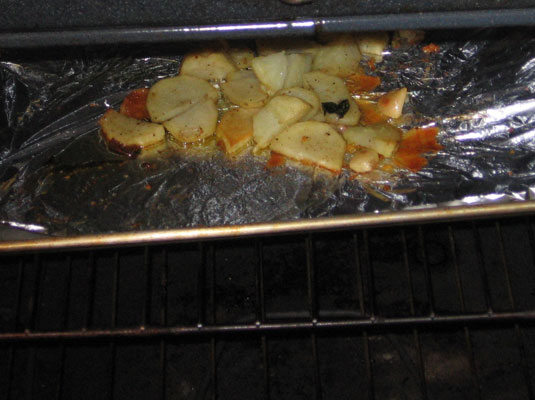 Gemüse braten