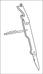 Zusammenbau der grundlegenden Werkzeuge für das Bartending