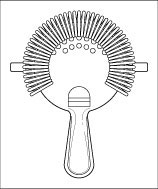 Zusammenbau der grundlegenden Werkzeuge für das Bartending