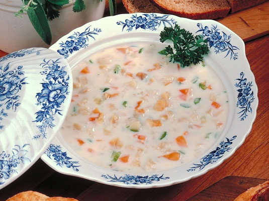 Neu engländischer Clam Chowder