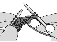 Stricken abketten oder abketten
