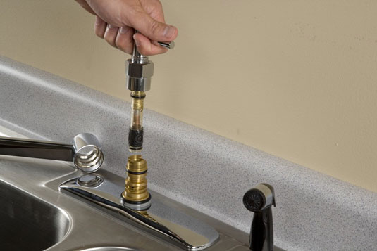 So reparieren Sie einen undichten Wasserhahn: Patronenfiltertyp