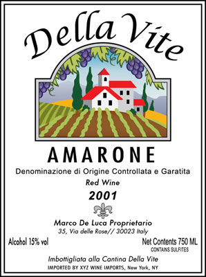 Eine Sammlung von Bildern vom Kauf und Servieren von Wein an einem Tag für eine Familie heute