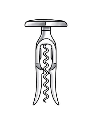 Eine Sammlung von Bildern vom Kauf und Servieren von Wein an einem Tag für eine Familie heute