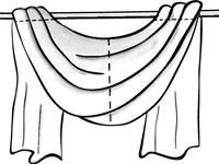 Wie man Swag-Fensterabdeckungen herstellt