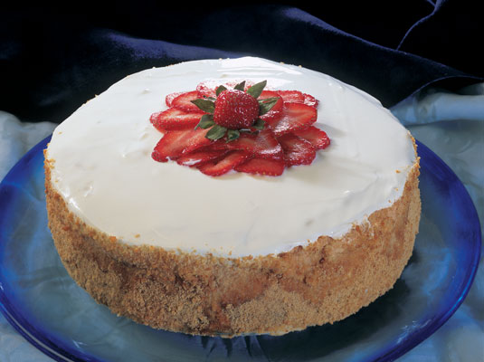 Käsekuchen mit Graham Cracker Crust