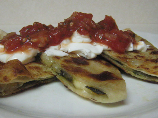 Poblano-Quesadillas