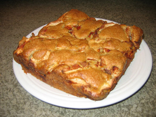 Jüdischer Apfel-Walnuss-Kuchen