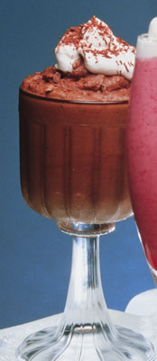 Dunkles Schokoladenmousse