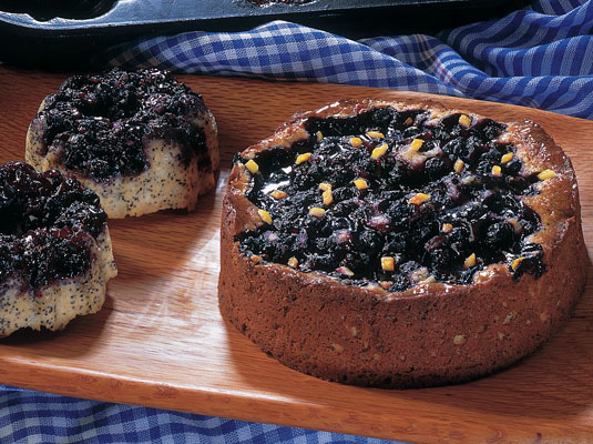 Blaubeer-Mohn-Kuchen