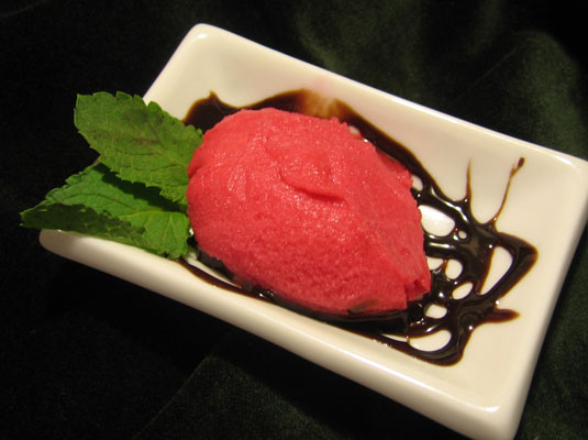Himbeersorbet