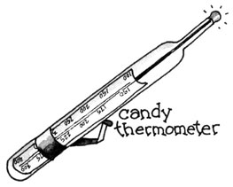 Unverzichtbar für die Süßigkeitsherstellung: Thermometer
