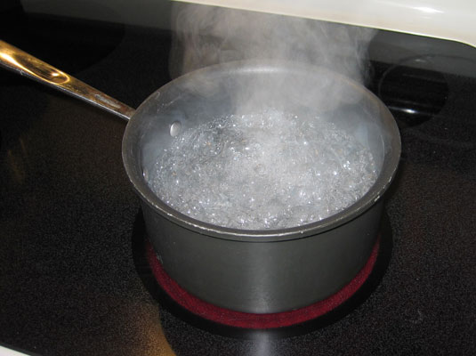 Begriffe zum Kochen mit Wasser verstehen