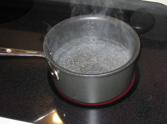 Begriffe zum Kochen mit Wasser verstehen