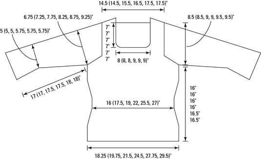 Wie man einen Pullover mit Rundhalsausschnitt für Frauen strickt