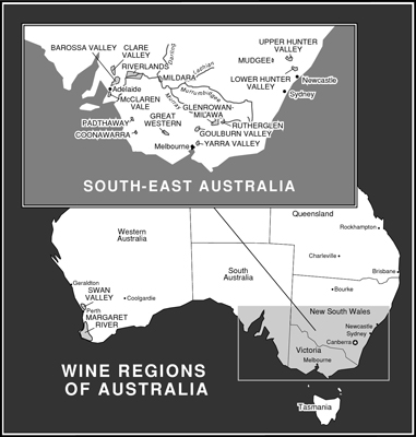 Die Weinregionen Australiens