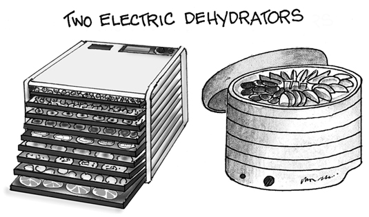 Werkzeuge und Ausrüstung zum Einfrieren oder Trocknen von Lebensmitteln