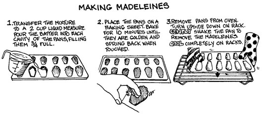 Wie man einfache Madeleine-Kekse macht
