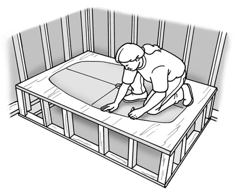 So bauen Sie eine Plattform für eine Badewanne