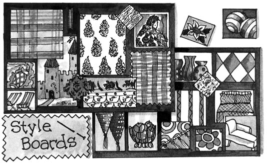 So erstellen Sie ein Interior Design Style Board