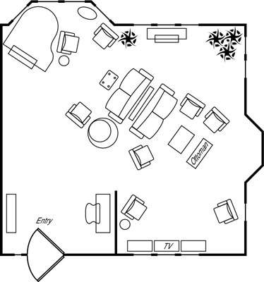 Prinzipien der Innenarchitektur: Ansätze für Wohnzimmerlayouts