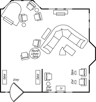 Prinzipien der Innenarchitektur: Ansätze für Wohnzimmerlayouts