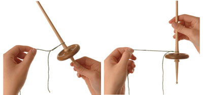 So richten Sie eine Handspindel ein
