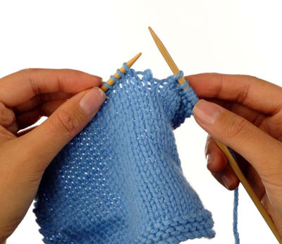 Wie man einen ausgefallenen Stich aufnimmt