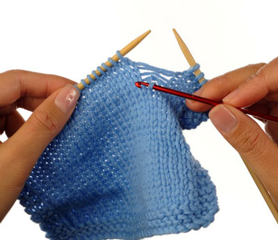 Wie man einen ausgefallenen Stich aufnimmt