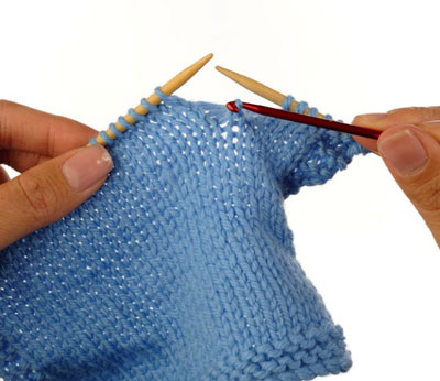 Wie man einen ausgefallenen Stich aufnimmt