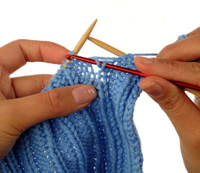 Wie man einen ausgefallenen Stich aufnimmt