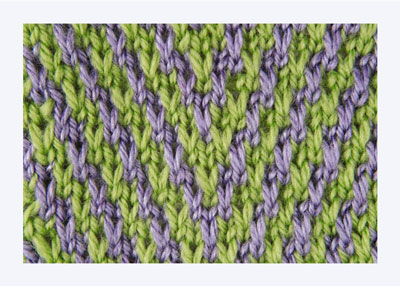 Was ist Slip-Stitch-Stricken?