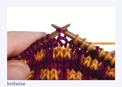 Was ist Slip-Stitch-Stricken?
