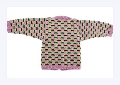 Wie man eine Baby-Strickjacke strickt