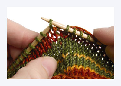 Wie man Streifen strickt