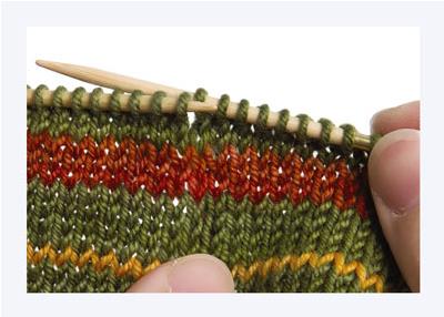 Wie man Streifen strickt