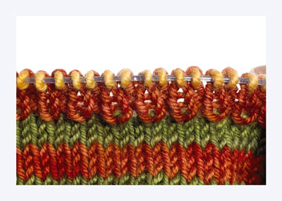 Wie man Streifen strickt