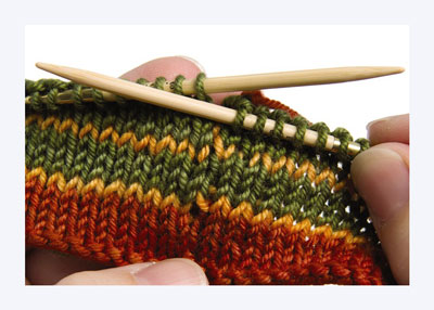 Wie man Streifen strickt
