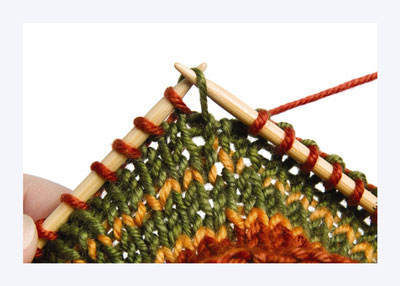 Wie man Streifen strickt