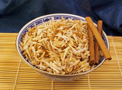 Paleo-Diät-Rezept: Kakao-Zimt-Kokos-Chips