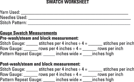 Das Beste aus der Herstellung eines Gauge Swatch machen
