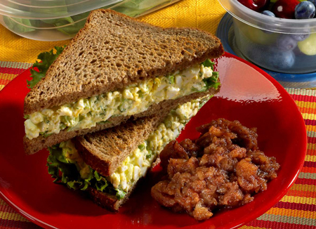Eiersalat-Sandwich-Rezept für Ihre Flachbauch-Diät