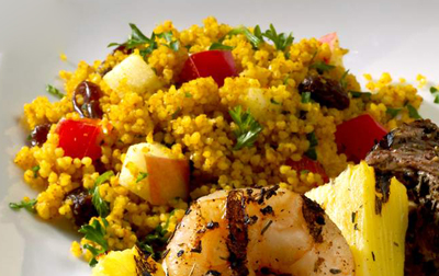 Flachbauch-Diät-Rezept: Curry-Couscous