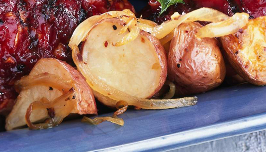 Bratkartoffeln mit Knoblauch und Kreuzkümmel