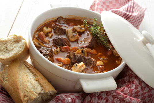 Rindereintopf (Boeuf Bourguignonne)