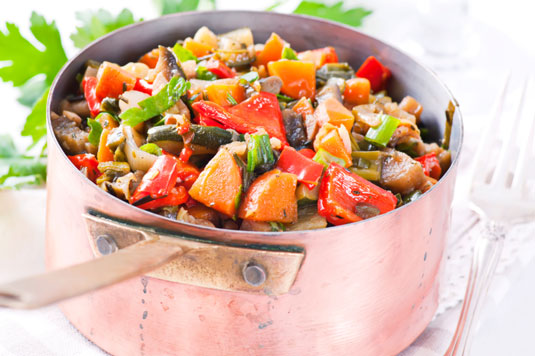 Auberginenauflauf (Ratatouille)