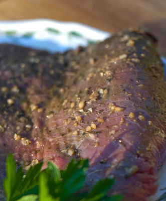 Mexikanisches Rindfleischrezept: Kreuzkümmel und Chile mariniertes Rocksteak